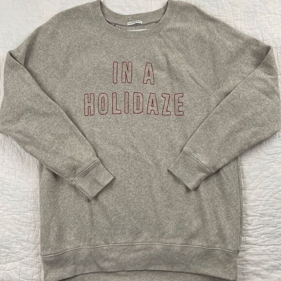 American Eagle In A Holidaze Crewneck Jegging Fit Sweater size Small - Picture 1 of 8